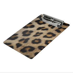 Girly chic Leopard Pelztiermuster Trend Mini Klemmbrett