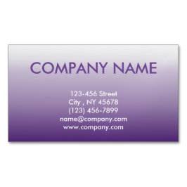 Girly Chic minimalist ombre lilavene lila Magnetische Visitenkarte