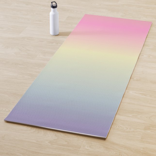 Girly chic unicorn pink purple pastbow yogamatte (Beispiel)