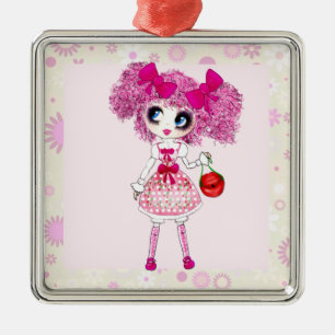 Girly Christmas Ornament Aus Metall
