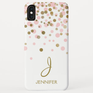 Girly Confetti Monogram Case-Mate iPhone Hülle