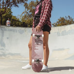 Girly Cool Pink Rose Gold Glitter Sparkle Drips Skateboard<br><div class="desc">Girly Cool Pink Rose Gold Glitter Sparkle Drips Skateboard with falsch glitter drips. Easy to customize and perfect for your glitter aesthetic.</div>