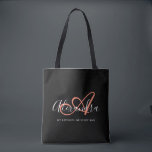 Girly Coral Pink Elegante Script Name Monogram<br><div class="desc">Personalisieren Sie Ihre schöne mit Monogramm trendige Black Grocery Tote Bag! Der unten stehende Text kann Ihrem bevorzugten Satz oder sogar Ihrem vollständigen Namen personalisiert sein; Sie können ihn auch löschen, wenn Sie ihn bevorzugen. Wenn Sie Hilfe benötigen, lass uns bitte unter belytaliarecipes@gmail.com und wir helfen Ihnen gerne weiter. ©...</div>
