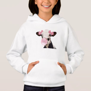 Girly Cow blasen Pink Bubblegum Blase Hoodie
