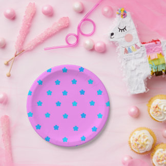 Girly Daisy Pink/ Aqua> Iphone 6 Hülle Pappteller