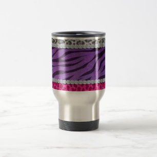 Girly Diamant-Tierdruck Reisebecher