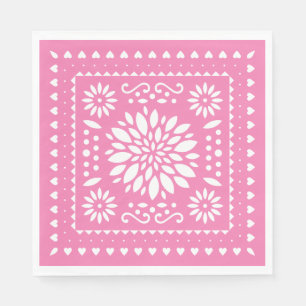 Girly Fiesta Party Napkins Serviette