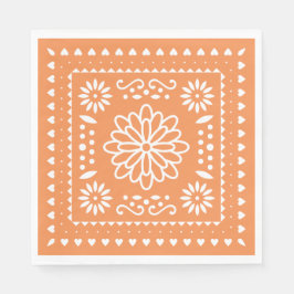 Girly Fiesta Party Napkins Serviette