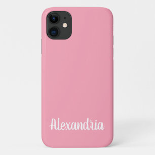 Girly FLAMINGO PINK Solid Color Case-Mate iPhone Hülle