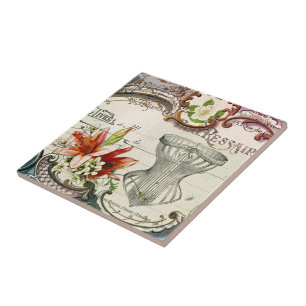 Girly-France-Lilie Pariser Vintages Korsett Fliese