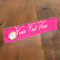 Girly Fuchsia Pink Custom Friendly Background