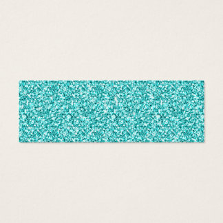 Girly, Fun Aqua Blue Glitter Printed