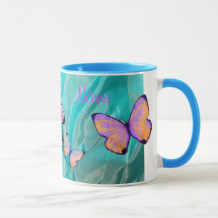 Girly Geschenk! Schmetterlings-Tasse, addieren Tasse
