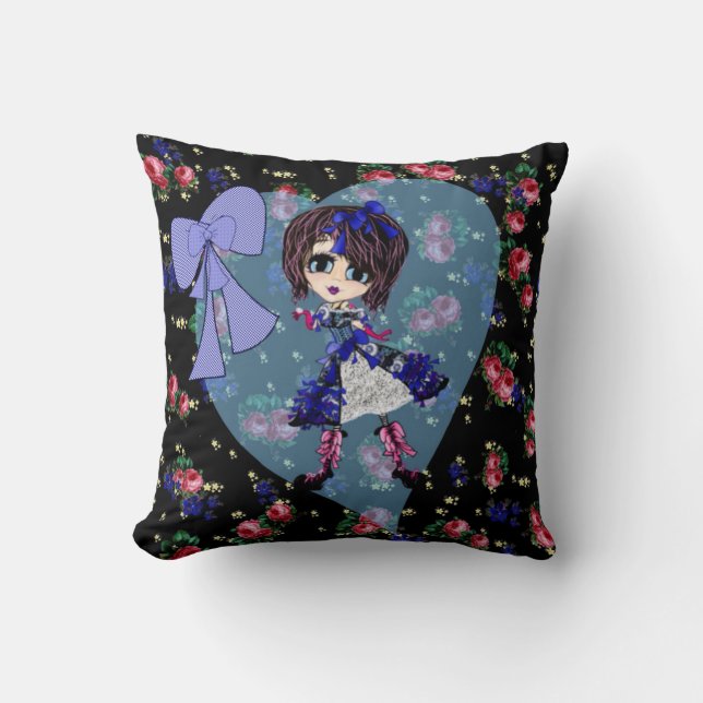 Girly Gifts Harajuku Girl Style Kissen (Vorderseite)