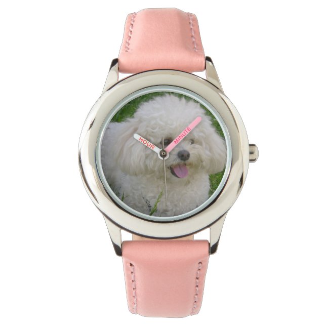 GIRLY GIRL Maltipoo Armbanduhr (Vorderseite)