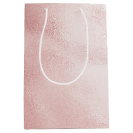 Girly Glam Blush Pink Brautparty Mittlere Geschenktüte