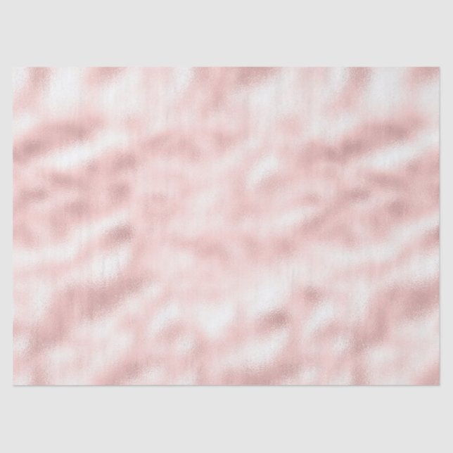 Girly Glam Blush Pink Brautparty Seidenpapier (Vorderseite)