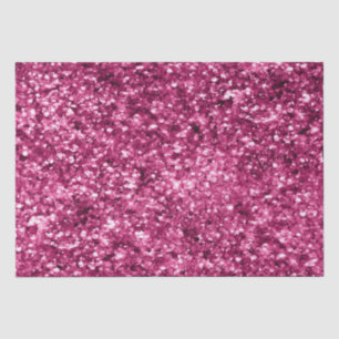 Girly Glam Fuchsia Pink Glitzer Seidenpapier