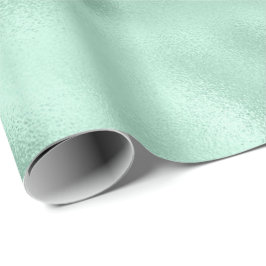 Girly Glam Minze Geschenkpapier