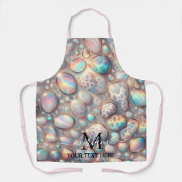 Girly Glam Opal Leopard Print All-Over Print Apron Schürze