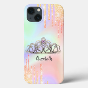 Girly Glitter Drips Ombre Diadem Holografisch Case-Mate iPhone Hülle