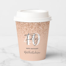 Girly Glitzer funkelt modernes 40. Party