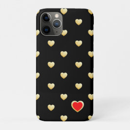 Girly Gothic Gold hört auf solider Farbe Case-Mate iPhone Hülle