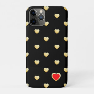 Girly Gothic Gold hört auf solider Farbe Case-Mate iPhone Hülle