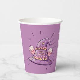 Girly Halloween - Zauberkunst Weg zu den Süßigkeit Pappbecher