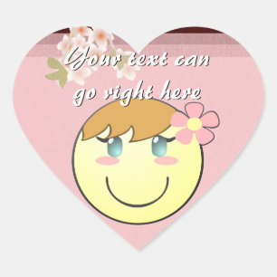 Girly Heart Stickers