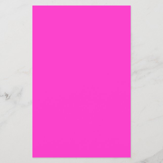 Girly Hot Pink Farbe Hintergrund Anpassen Sie es! Flyer (Hinten)