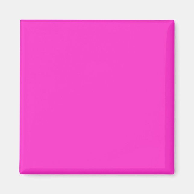 Girly Hot Pink Magnet (Vorne)