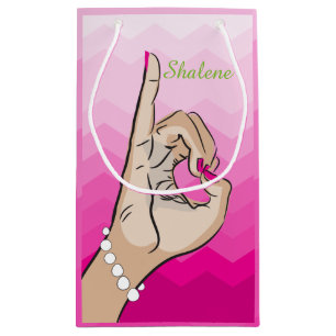 Girly Illustration des Kleine Geschenktüte