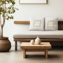 Girly-Imitate Weißleder-Marmor-Monogramm