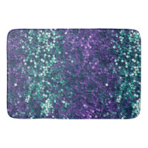 Girly Lila Aqua Mermaid Sparkle