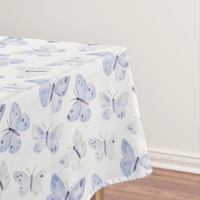 Girly Lila Lavender Butterflies Geburtstag Tischdecke (Beispiel)