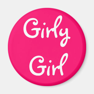 Girly Mädchen Magnet