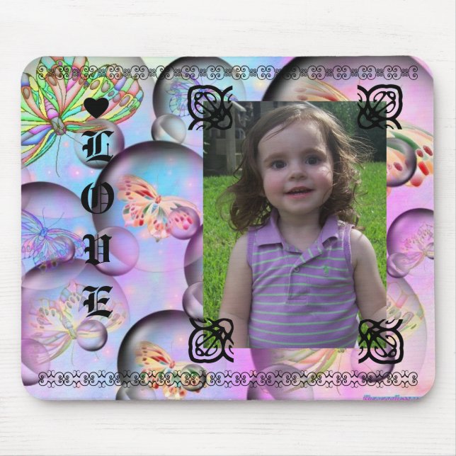 Girly Mädchen Mousepad (Vorne)