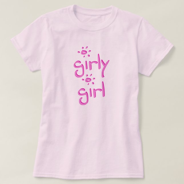 Girly Mädchen-T - Shirt (Design vorne)