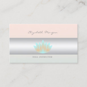 Girly Modern Beruflich Charming, Lotus Visitenkarte