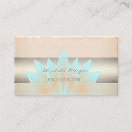 Girly Modern Beruflich Charming, Lotus Visitenkarte