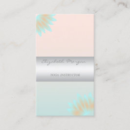 Girly Modern Beruflich Charming, Lotus Visitenkarte