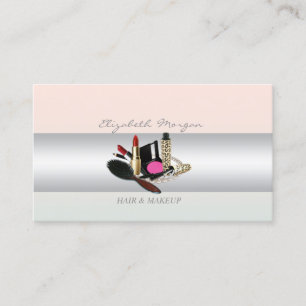 Girly Modern Beruflich Charming, Makeup Visitenkarte