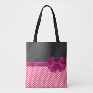 Girly Modern Chic Stripes Personalisiert