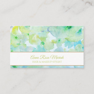 *~* Girly Modern Choral Muster Beauty Wellness-Cen Visitenkarte