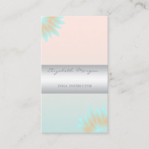 Girly Moderner Professioneller Charmant,Lotus Visitenkarte