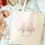 Girly Monogram Calligraphy Coral Blush Pink Tragetasche<br><div class="desc">Girly Monogram Kalligraphie Koralle Blush Pink Tote Tasche. Leicht zu anpassen feminine und elegante Skripttypografie Monogramm. Perfekte mit Monogramm Namensgeschenkidee!</div>