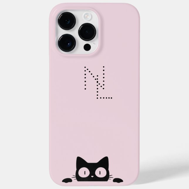 Girly Monogram Minimalist Case-Mate iPhone Hülle (Rückseite)