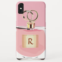 Girly Monogramm-Schönheits-Rosa-stilvolle