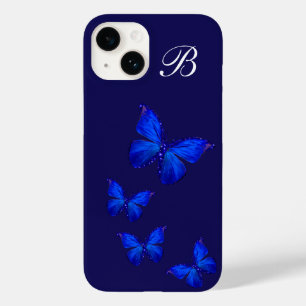 Girly Nature Butterfly Monogram Case-Mate iPhone 14 Hülle